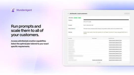 WunderAgent: AI Customer Tags screenshot