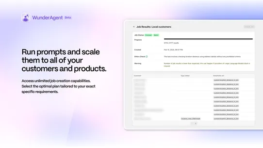 WunderAgent: AI Customer Tags screenshot