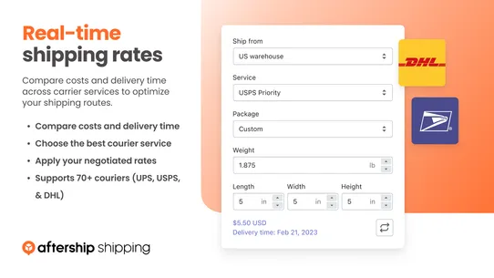 AfterShip Shipping + Labels screenshot