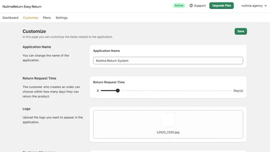 NutimaReturn: Easy Return screenshot