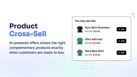 Magic Upsell &amp; Cross Sell screenshot