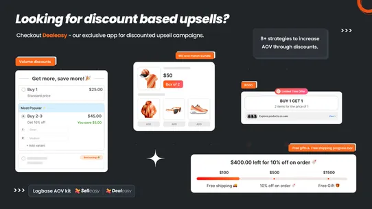 Upsell &amp; Cross Sell — Selleasy screenshot