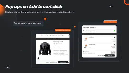 Upsell &amp; Cross Sell — Selleasy screenshot