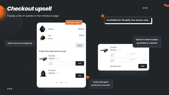 Upsell &amp; Cross Sell — Selleasy screenshot