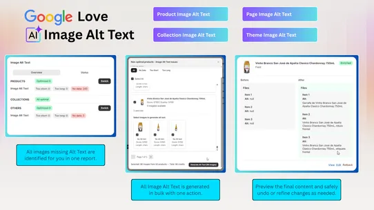 AI SEO Alt Text &amp; Description screenshot