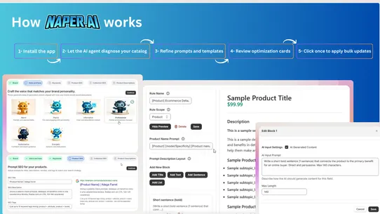 AI SEO Alt Text &amp; Description screenshot