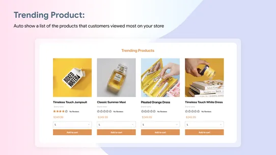 Recommended Product – Salesup screenshot