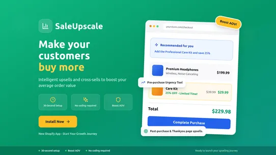 Upsell with Saleupscale screenshot