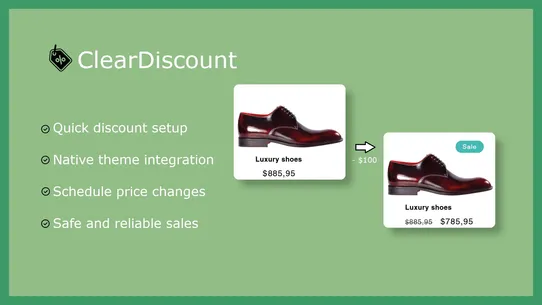 ClearDiscount : Bulk editor screenshot