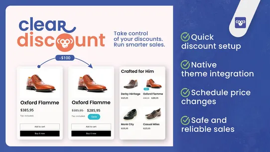 ClearDiscount : Bulk editor screenshot