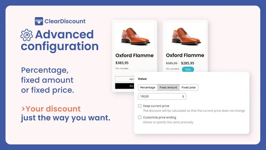 ClearDiscount : Bulk editor screenshot