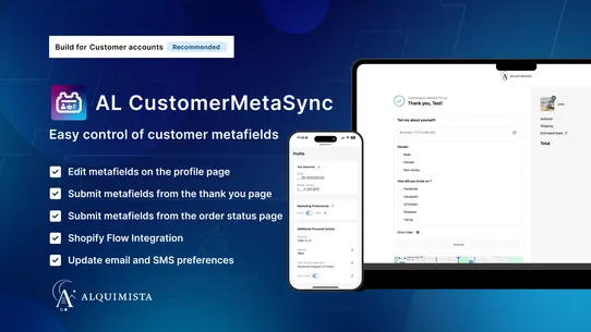 AL CustomerMetaSync screenshot