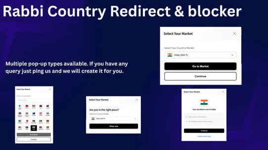 Rabbi country redirect &amp; block screenshot
