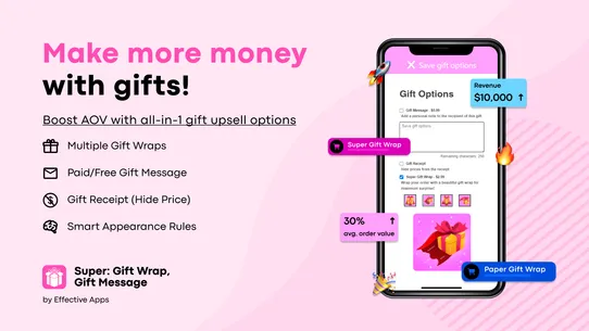 Super: Gift Wrap, Gift Message screenshot