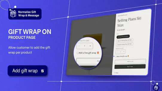 Normalize Gift Wrap &amp; Message screenshot