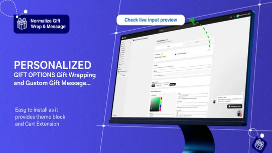 Normalize Gift Wrap &amp; Message screenshot