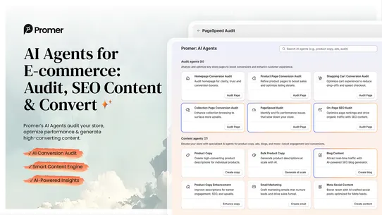 Promer: Store Audit &amp; SEO AI screenshot