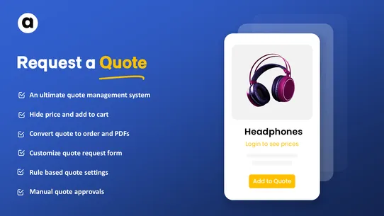 RQ Request a Quote, Hide Price screenshot