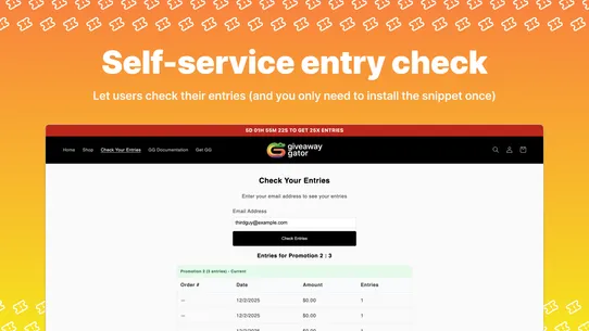 Giveaway Gator screenshot