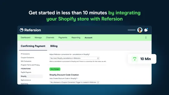 Refersion: Affiliate Marketing screenshot