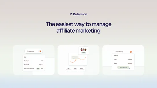 Refersion: Affiliate Marketing screenshot