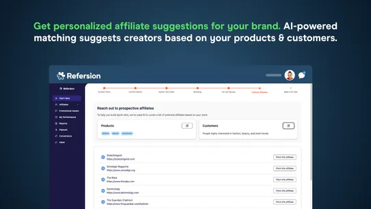 Refersion: Affiliate Marketing screenshot