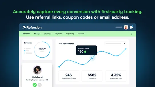 Refersion: Affiliate Marketing screenshot