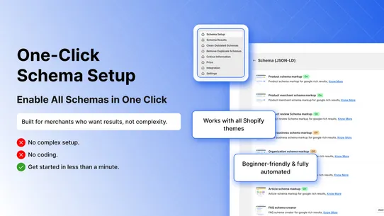 Webrex: SEO Schema &amp; JSON‑LD screenshot