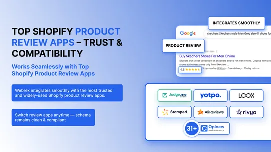 Webrex: SEO Schema &amp; JSON‑LD screenshot
