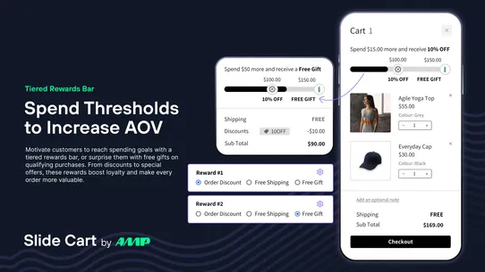 AMP ‑ Slide Cart Drawer screenshot