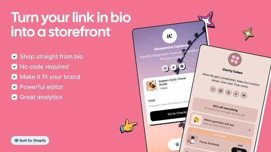 LinkShop ‑ Link in Bio Shop screenshot