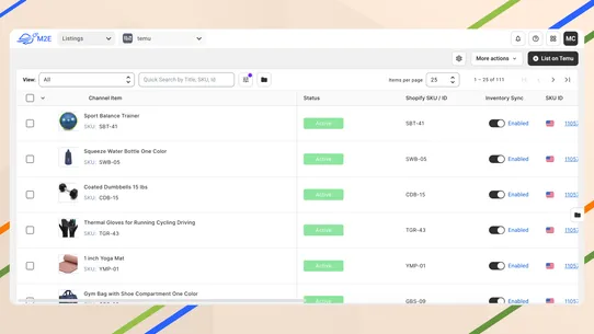 Temu Integration screenshot