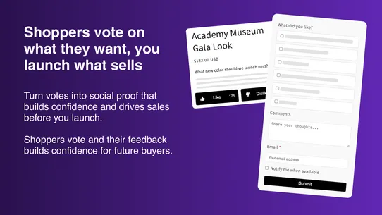 VoteSpark: Vote &amp; Like Button screenshot