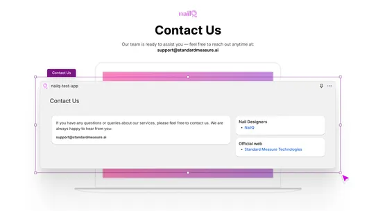 NailQ: Checkout QR screenshot