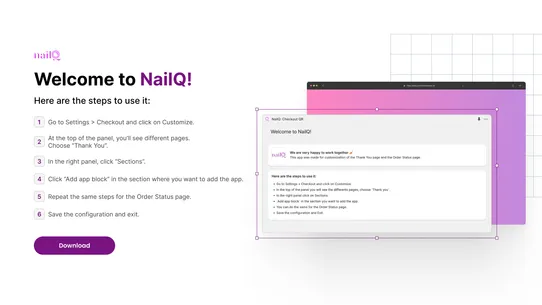 NailQ: Checkout QR screenshot