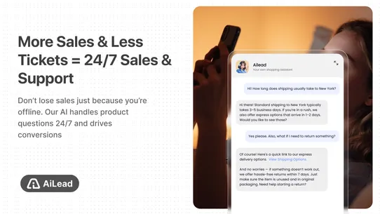 AiLead: AI Sales &amp; ChatBot screenshot