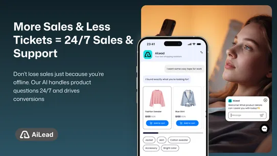 ☆AiLead: AI Chatbot&amp; Sales bot screenshot