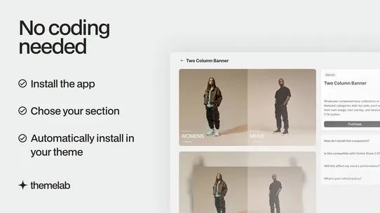 themelab | Theme Sections screenshot