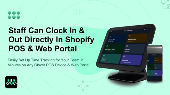 POS Clock In ‑Staff Management screenshot