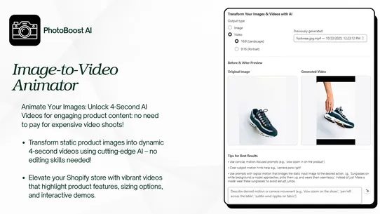 PhotoBoost AI screenshot