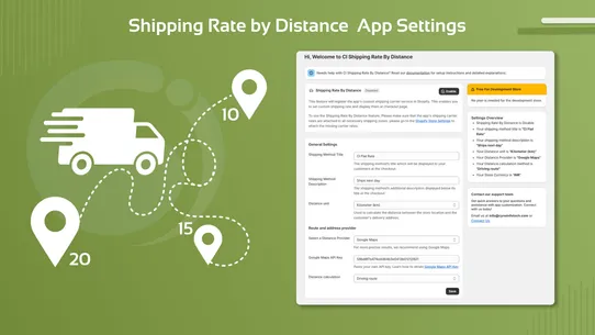 CI Shipping Rate By Distance screenshot