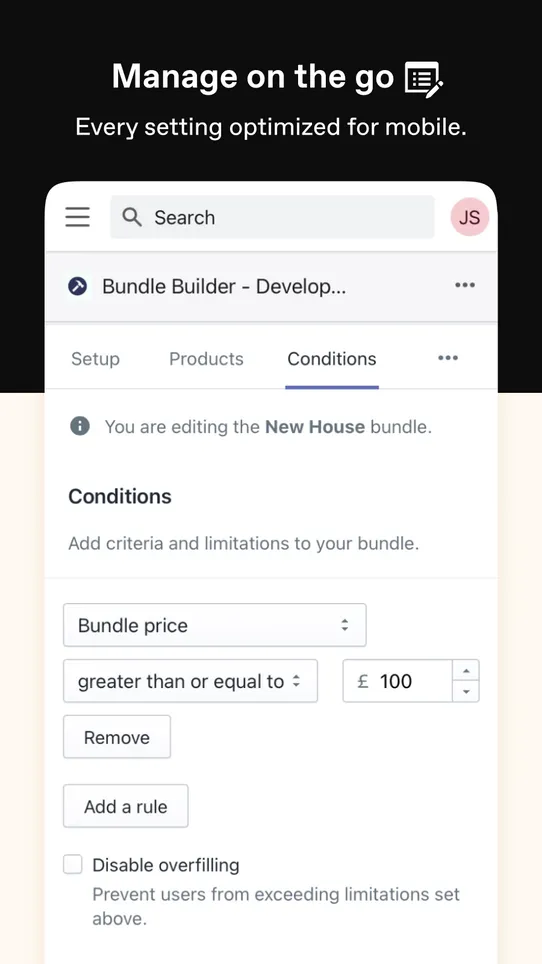 Bundle Builder screenshot