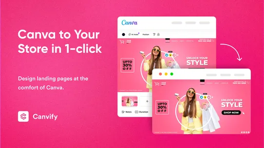 Canva Page Builder ‑ Canvify screenshot