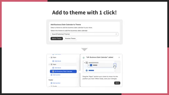 UR: Business Date Calendar screenshot