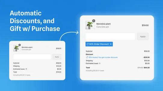 AIOD Automatic Discount &amp; Gift screenshot