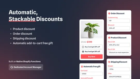 AIOD Automatic Discount &amp; Gift screenshot