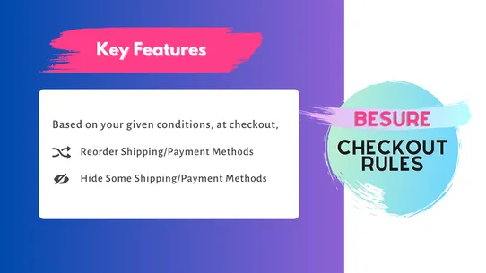 BeSure Checkout Rules screenshot