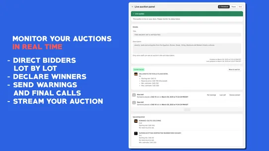 Auctioneers Plus: Live Auction screenshot