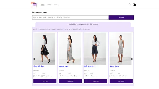 ShopSmart AI‑Powered eCommerce screenshot