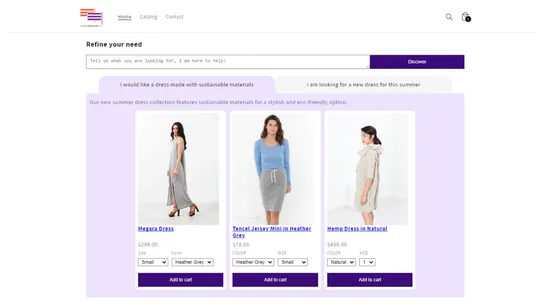 ShopSmart AI‑Powered eCommerce screenshot